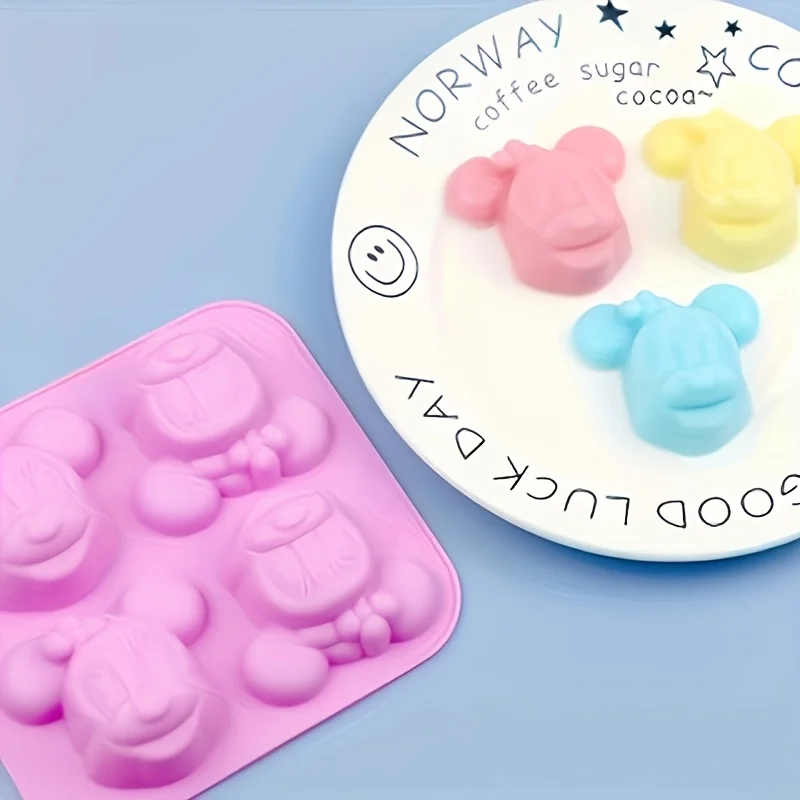 Soap Making Line - 1 adet Minnie karikatür kalıbı, El