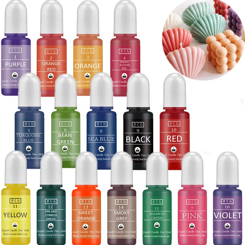 Soap Making Dye - 10 ml/Şişe Mum Balmumu Pigment Renklendirici