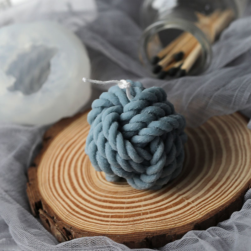 Soap Making Additives - 3D Yün Şekli Mum Kalıp Kokulu