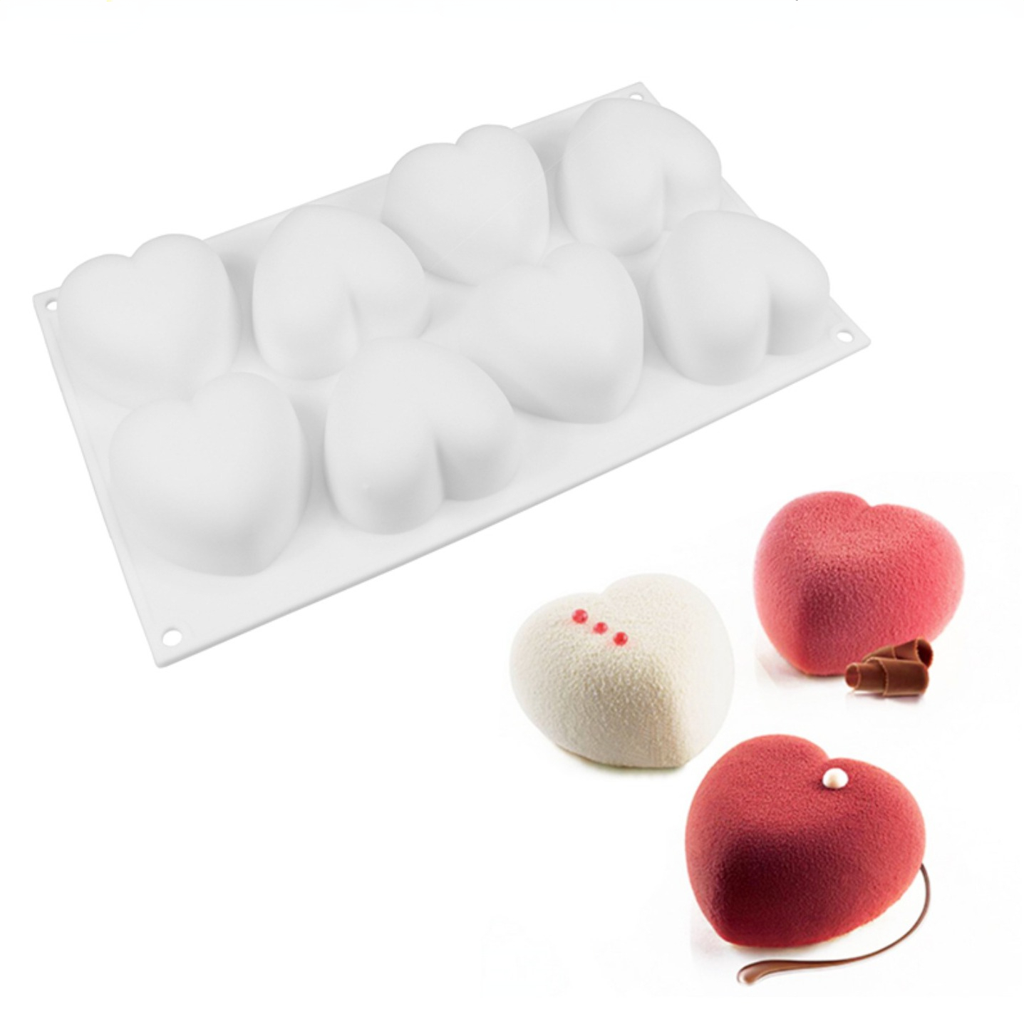 Soap Making Line - Aşk Kalp Silikon Sabun Kalıp El