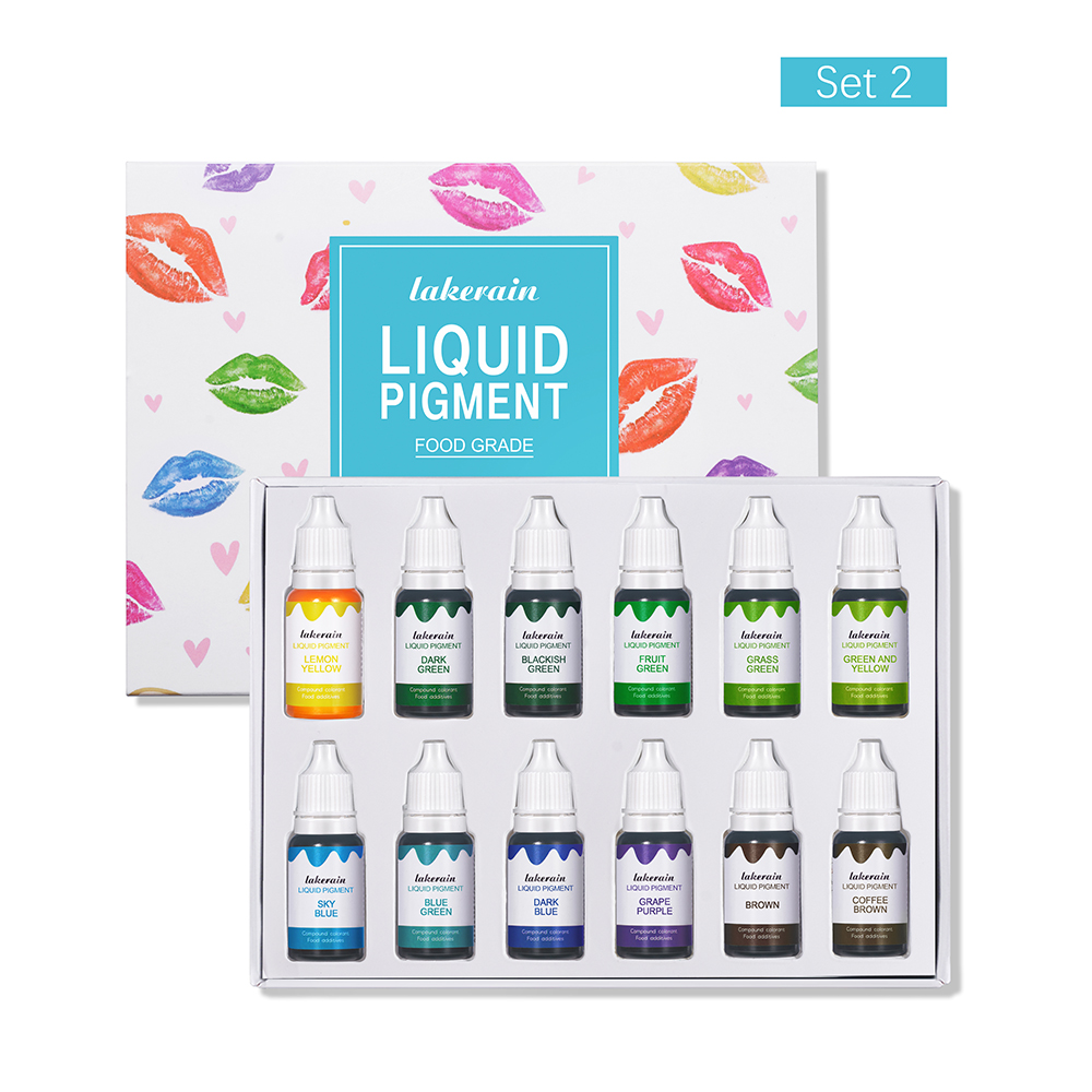 Soap Making Using Soap Base - 12'li Set DIY Sıvı Pigment Kiti