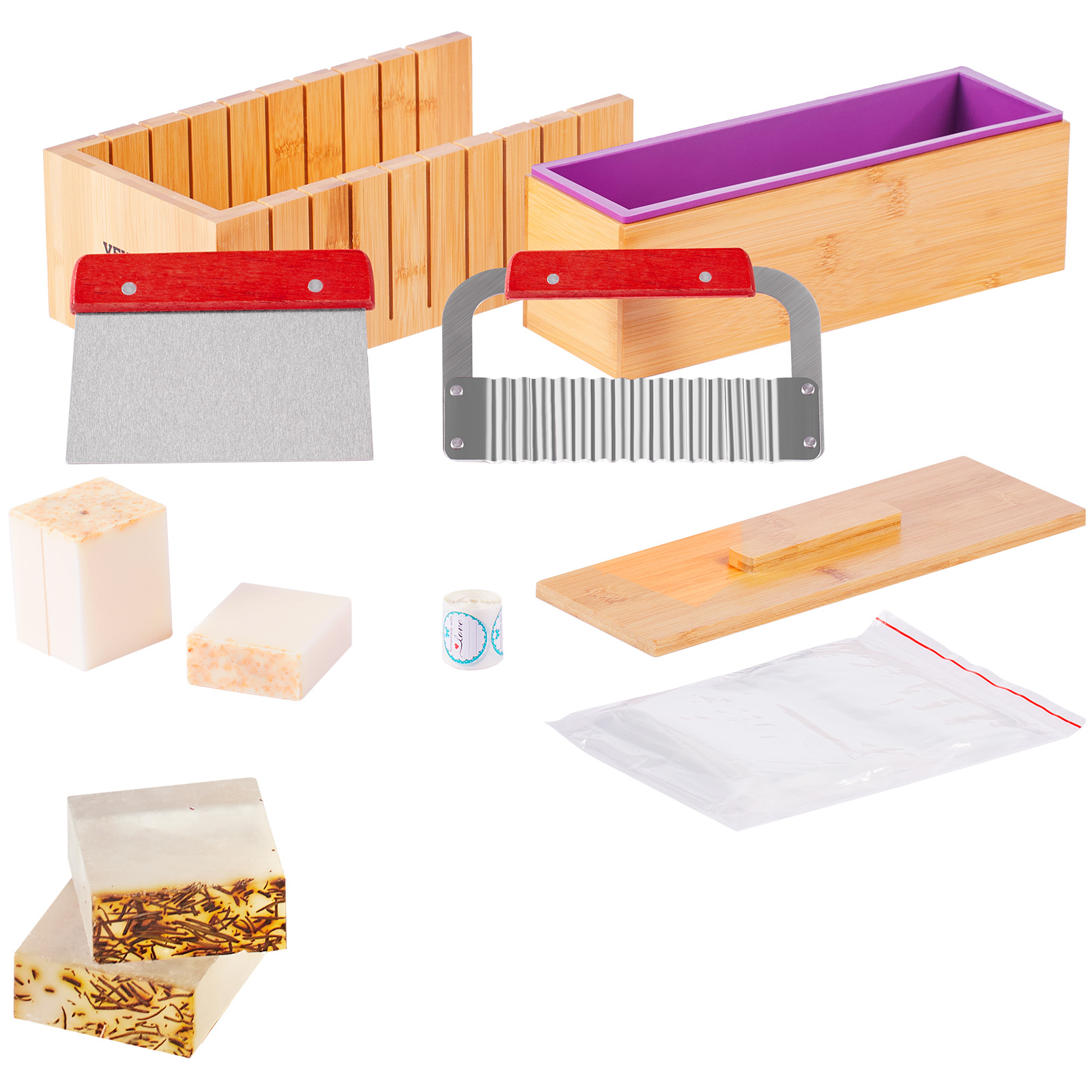 Soap Making Line - VEVOR Sabun Yapım Seti Bambu Kesim