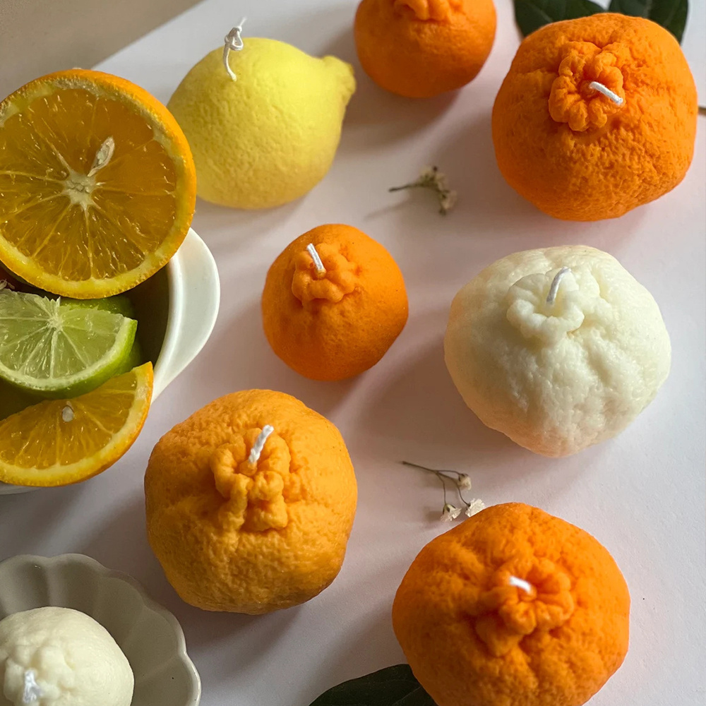 Soap Making Additives - Portakal Meyve Mum Kalıp DIY Çilekli