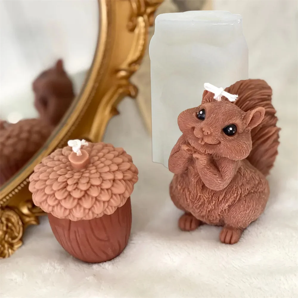 Sevimli Sincap Mum Silikon Kal - Soap Making Additives incelemesi ve fiyatı